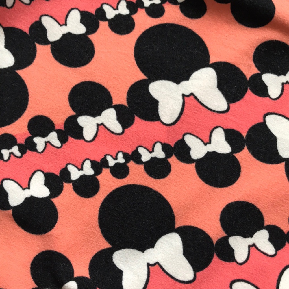LulaRoe Disney Minnie Mouse leggings Like NEW OS - Picture 3 of 6